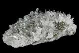 Quartz Crystal Cluster With Pyrite - Peru #124438-2